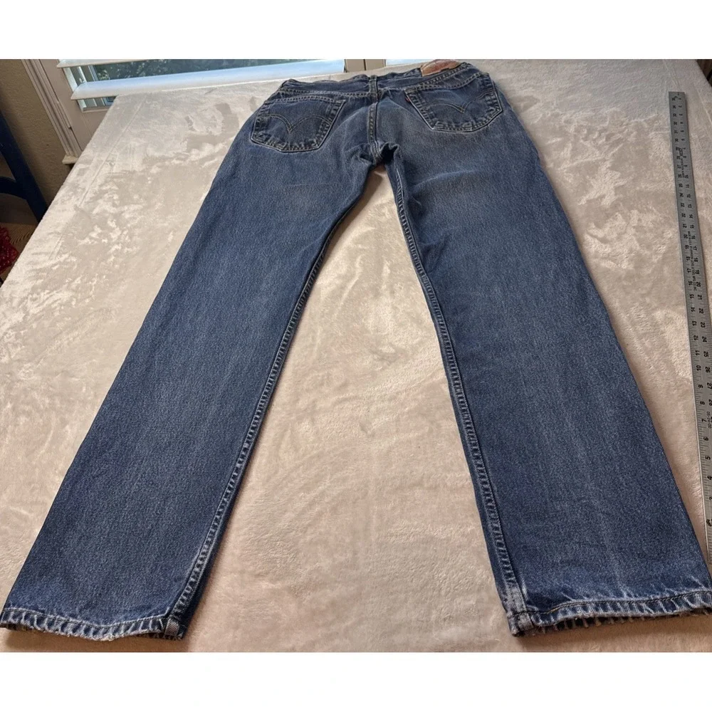 Vintage Levis 505 Jeans Men 34x36 Tag Regular Fit Straight 100% Cotton Y2K